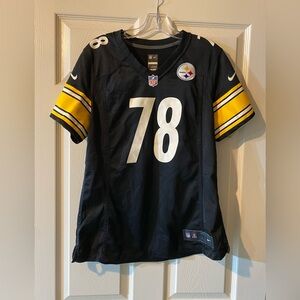 Andre Villanueva Pittsburgh Steelers Nike Womens NFL Jersey Size Large #78